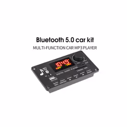 Color Screen MP3 Player Decoder Board 2X40W Amplifier