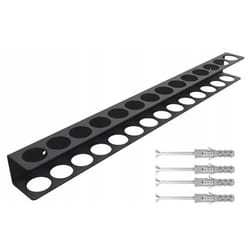 Heavy-Duty Wall-Mounted Tool Organizer - Metal Screwdriver Holder