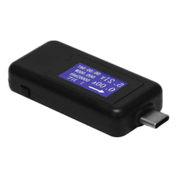 KEWEISI Type-C Meter Tester Power Voltage And Current Tester(Black)