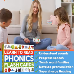 Phonics Sight Words Flash Cards Learn to Read Blends