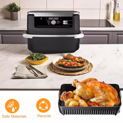 10.4L Reusable Silicone Air Fryer Liners for AF500 Silicone