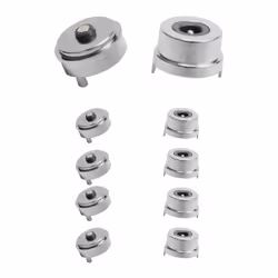 Magnet Spring-Loaded Pogo Pin Connector Single Spring Pin 2 Poles