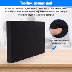 2PCS Pick Apart Foam for Toolbox Pre-cutting Foam 350x250x40mm