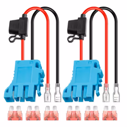 2Pack 12 AWG Wire Harness Connector Replacement with Fuse