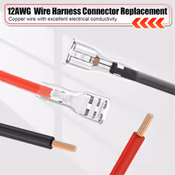 2Pack 12 AWG Wire Harness Connector Replacement with Fuse