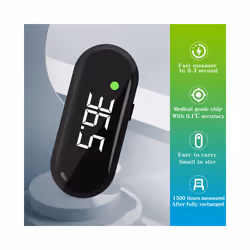 Thermometer Mini USB Termometer Children's Infrared Fever Meter-Black