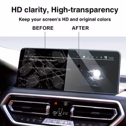 For - G05 X3 G02 X4 2022 12.3-Inch Navigation Tempered Glass Film