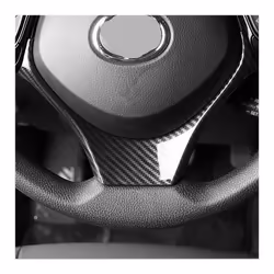 ABS Carbon Fiber for 2016-18 Car Steering Wheel Cover Trim