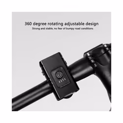 1200Mah Bicycle Front Light Holder USB Rechargeable Headlight T6