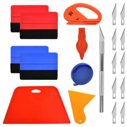 Car Vinyl Wrap Tool Kit, Wrap Squeegee Wallpaper Smoothing Tool