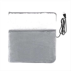 USB Charging Electric Foot Heating Pad Universal Soft Plush Washable