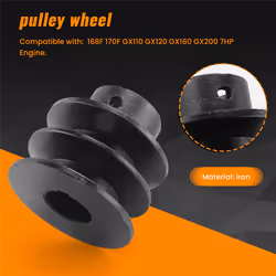 V Belt Pulley for 168F GX110 GX120 GX160 ATV Go Kart Engines