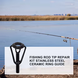 80Pcs Fishing Rod Tip Kit Stainless Steel Ceramic Tips for Fishing