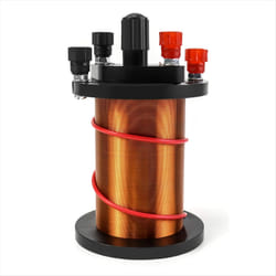 Demonstration Induction Coil with Primary Coil, Secondary Coil