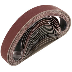 18Pcs Alumina Abrasive Belt Brown Corundum Annular Abrasive Belt