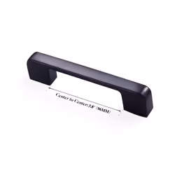 10Pcs Black Handles for Furniture Cabinet Knobs and Handles 96mm