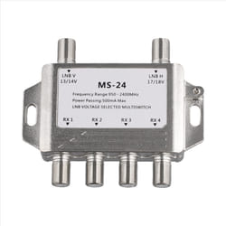 2 in 4 Out DiSEqC 4X2 Switch Satellite Signal Multiswitch