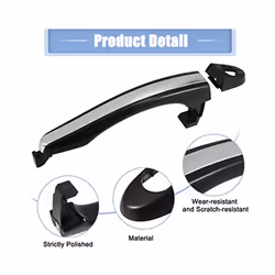 Front Left Exterior Door Puller Handle for Azera 2006-2011 826513L000
