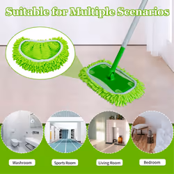 3PCS Reusable Microfiber Mop Pads for Sweeper Sweeping Cloths
