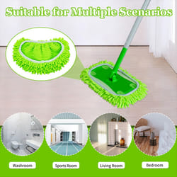 3PCS Reusable Microfiber Mop Pads for Sweeper Sweeping Cloths