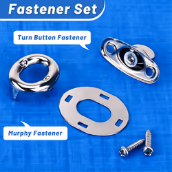 10Sets Marine Grade Twist Lock Fasteners Turn Button Eyelet