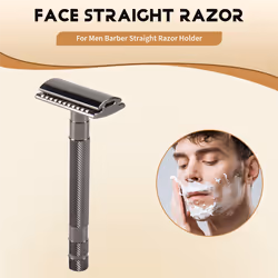 Safety Double Edge for Men Barber Straight Shaving