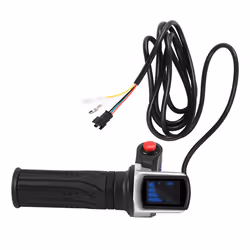 48V Electric Bicycle Scooter Speed Throttle Grip LCD Display