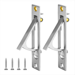 2Pcs Pocket Door Edge Pull,Pocket Door Handle with Screws, Hardware