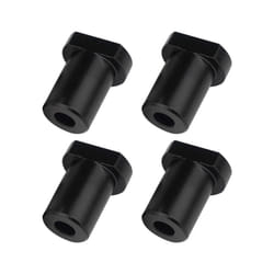 4Pcs Bench Dog Clamp for T-Track Planer Plug 20mm Dog Hole (Black)