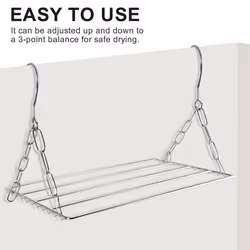 Multifunctional Clothes Drying Rack, Stainless Steel Drying Hanger