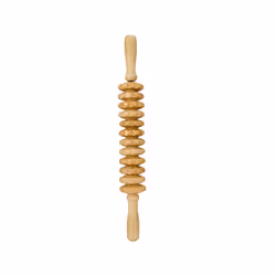 12 Rollers Wooden Massager Curved Exercise Roller Sticks