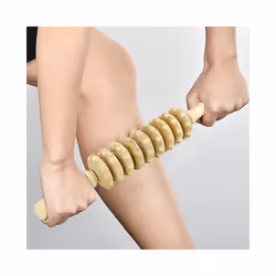 12 Rollers Wooden Massager Curved Exercise Roller Sticks