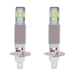 2Pcs H1 LED Bulbs Motorcycle Headlight 20000LM 6000K White Light