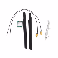 for Dual Band AC 9560 5.0 802.11Ac M.2 Wifi Card with Antenna