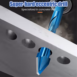 10Pcs High Hardness Eccentric Drill Precision Drilling 6mm