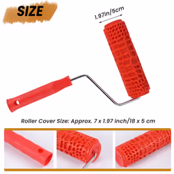 7 inch Embossed Crocodile Skin Painting Roller with Handle