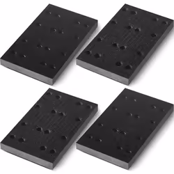 4 Pcs Soft Black Foam Sanding Pads Interface Sander Backing Pad