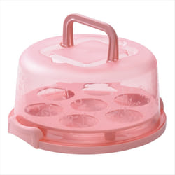 Cake Box Cupcake Holder with Lid Transparent Cake Transparent Box ,A