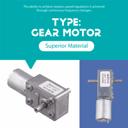 JGY370 DC Motor 12V 30RPM Reduce Speed Motor