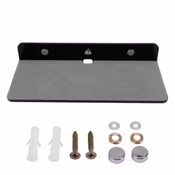 Acrylic Wall Mount Display Shelf for Bluetooth Speaker, Webcam-Black