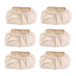 6 Pcs Shape Bread Proofing Basket Cover Natural Rattan Cloth Liner
