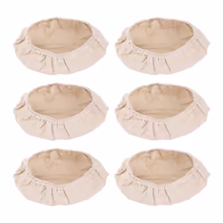 6 Pcs Shape Bread Proofing Basket Cover Natural Rattan Cloth Liner