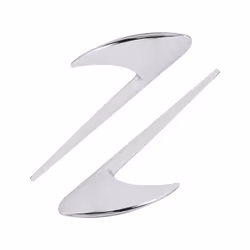 2Pcs Car Side Trim for E Class W213 Silver