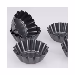 Tart Quiche Flan Pan Mold Muffin Cup Pie Pizza Cake Mold 8Pcs