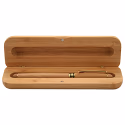 Vintage Elegant Bamboo Fountain Pen With Box For Business