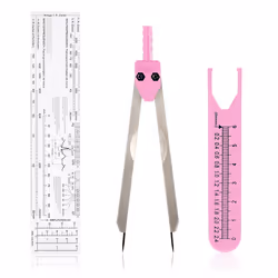 EKG Calipers ECG Calipers Measuring Tool with Ruler EKG Caliper