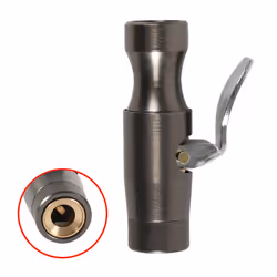 Air Chuck Open Flow Double Jaws Lock on Tire Chuck with Clips