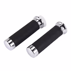 25mm Handle Grip Handlebar Grip Rubber Gel Sleeve for Steed400