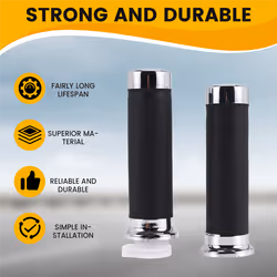 25mm Handle Grip Handlebar Grip Rubber Gel Sleeve for Steed400