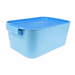 Building Block Storage Box Children's Toy Building Block Box-Blue